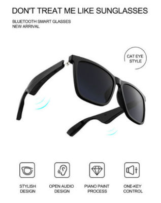 Aonike ผู้ขายชั้นนำ TWS แว่นตาบลูทูธแว่นตาเพลงพร้อมลำโพงเสียงไร้สาย Smart Eyewear